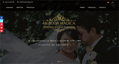 Desktop Screenshot of mibodamagica.com